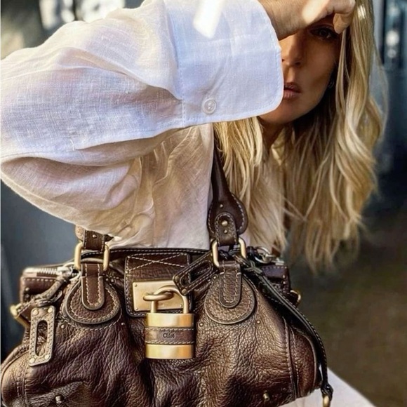 SOLD Brown Chloe Paddington bag - Picture 8 of 14